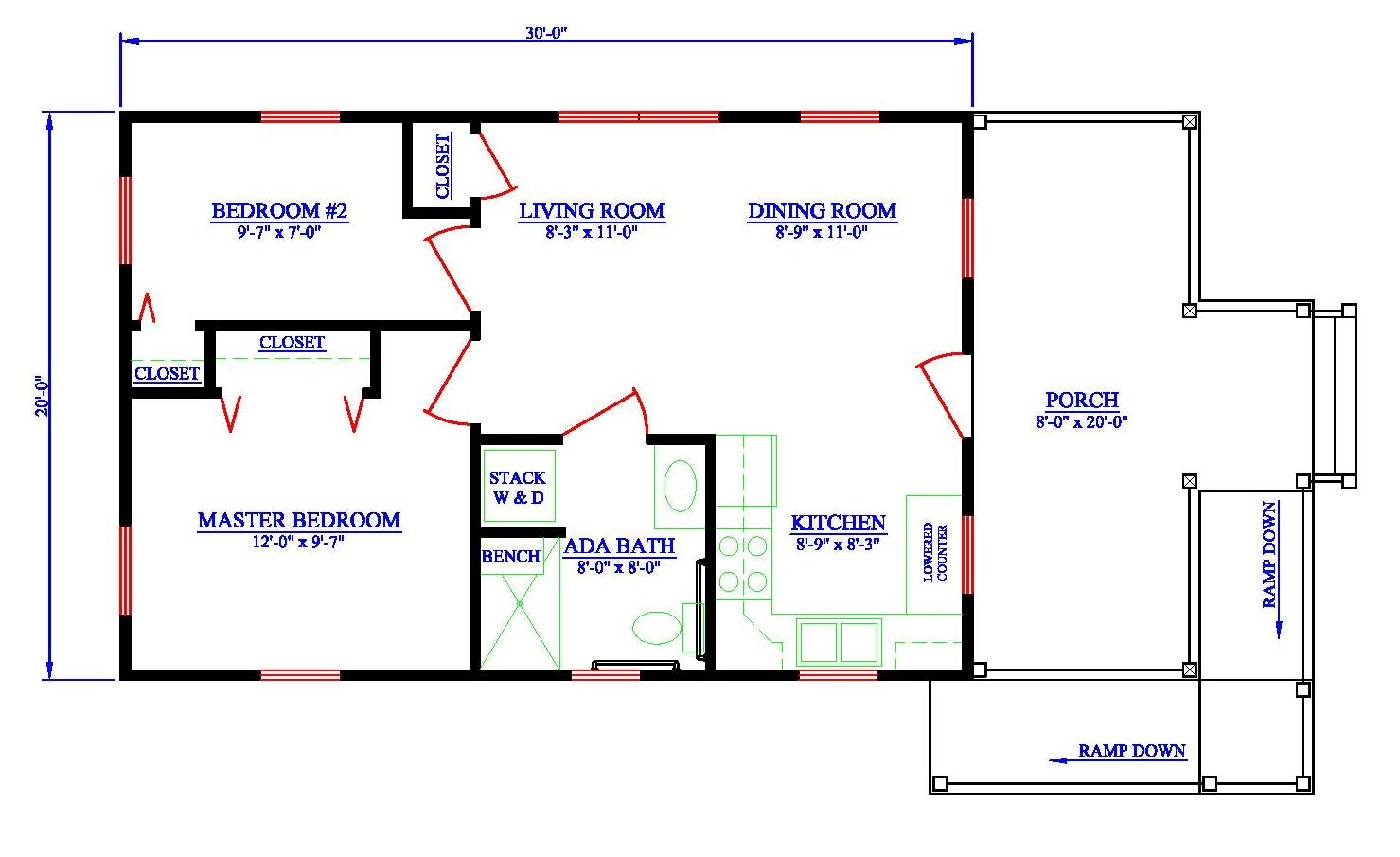 Wheelchair Accessible Tiny House Plans The Oasis Wheelchair Accessible Tiny House Plans The Oasis